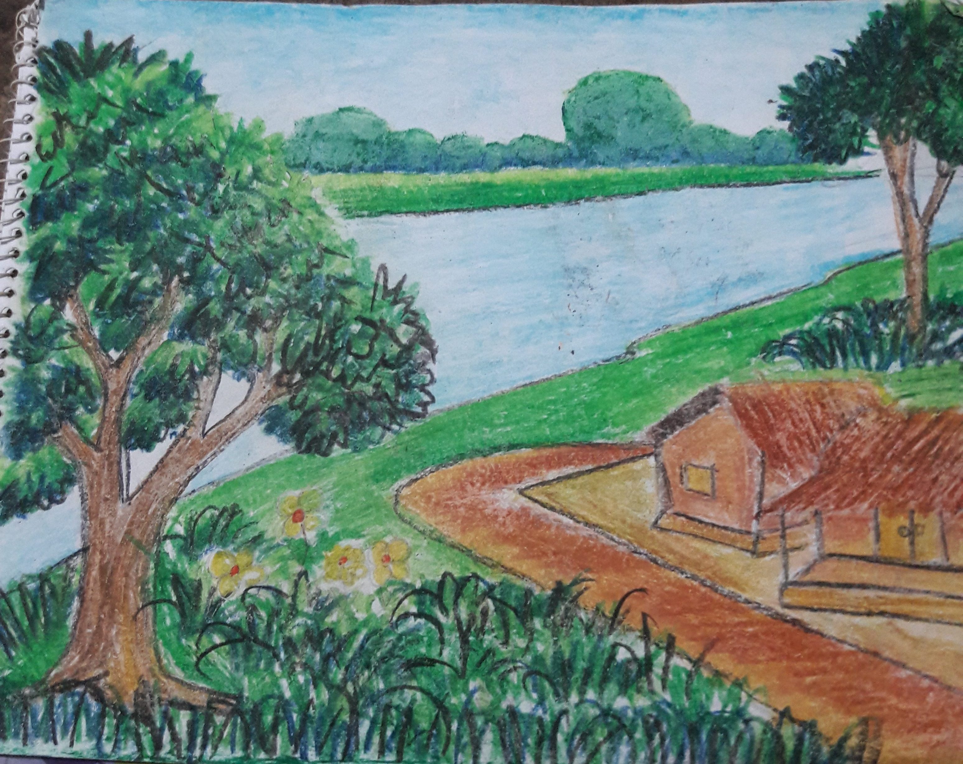 গ্রাম বাংলার দৃশ্য